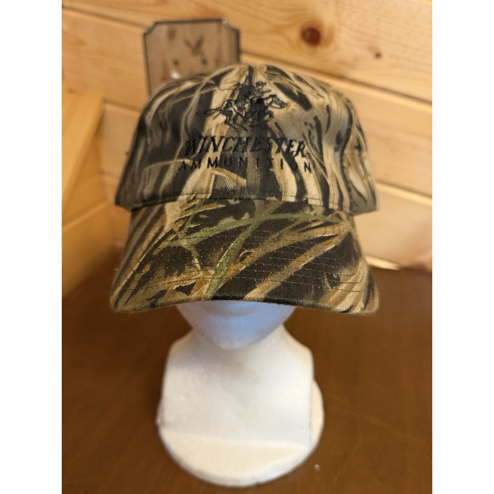 Winchester Ammunition Men's Adjustable Baseball Cap Mossy Oak Camo One Size